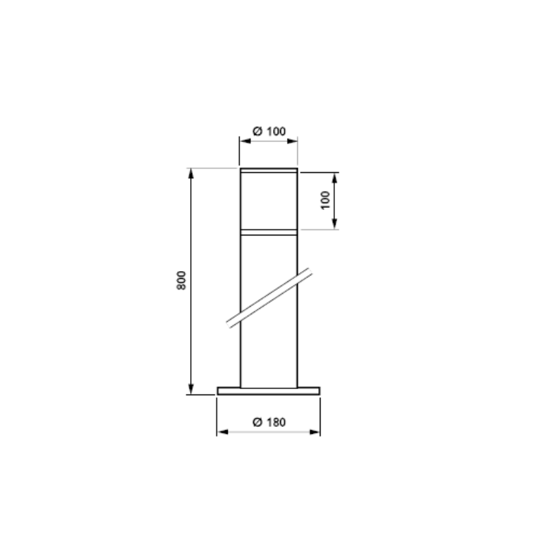 BORNE EXT LED 8,2W 340lm...