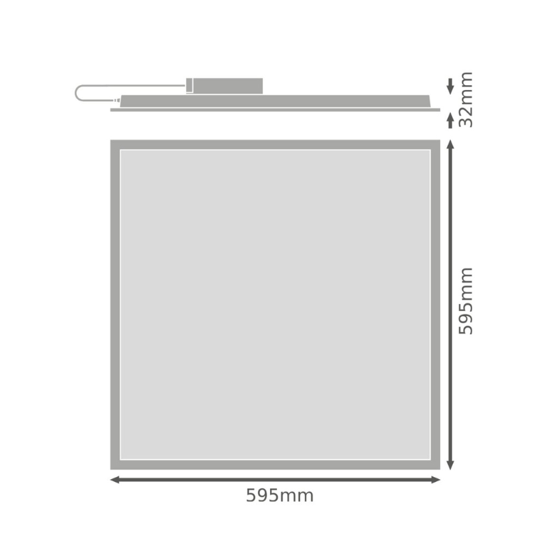 PANEL LED ECO2 36W 3600lm...