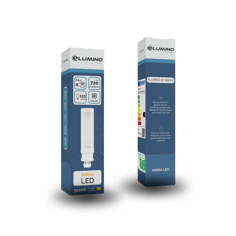 PL-C LED MIRRA 4 BROCHES