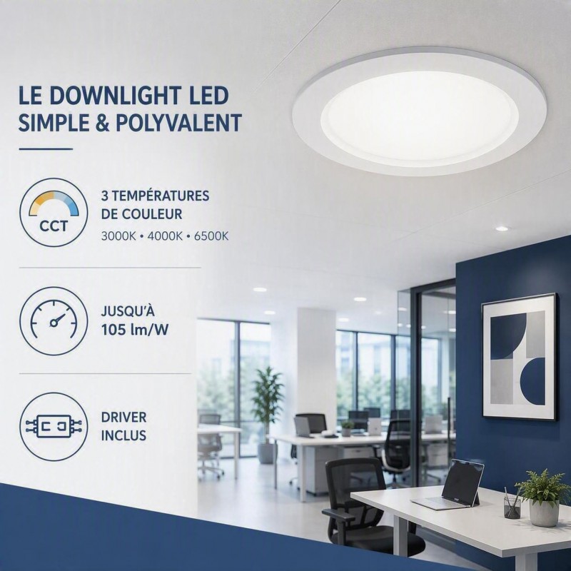 DOWNLIGHT LEDINAIRE CCT...