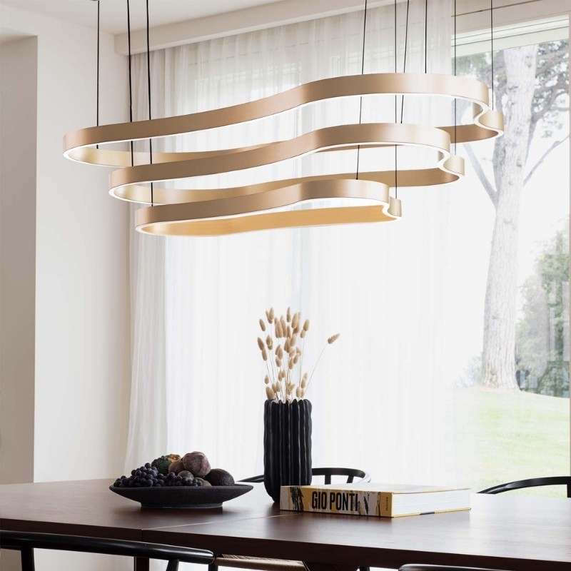 SUSPENSION WAVES IDEAL LUX