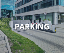 Zone de parking situé devant les urgences